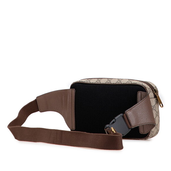Gucci GG Supreme Ophidia Body Bag Waist Beige Brown Leather - Picture 2 of 8